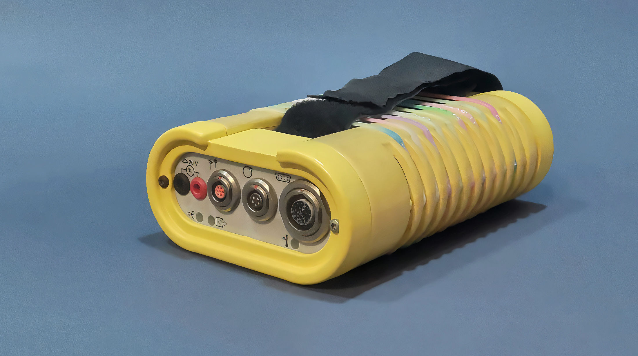 Жёлтый разъём диагностического интерфейса EDIC для оборудования BMW GT1 Group Tester One