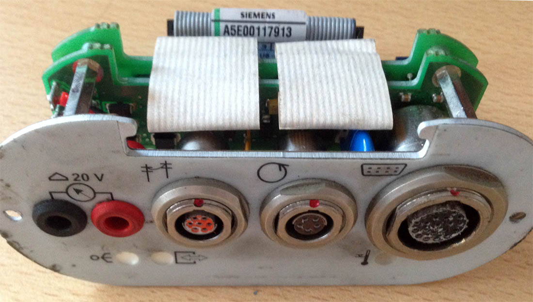 Все три платы диагностической головки EDIC разделены