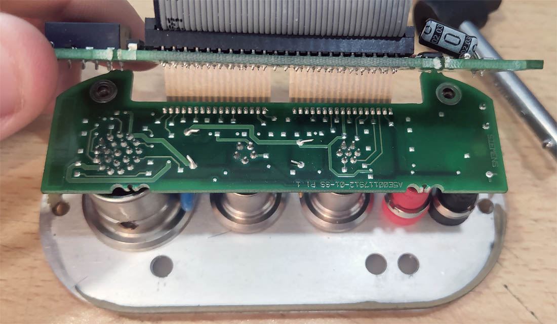 Подключение линий Ethernet к передней плате EDIC