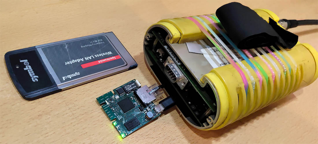 Завершённая внутренняя разводка EDIC - питание и Ethernet