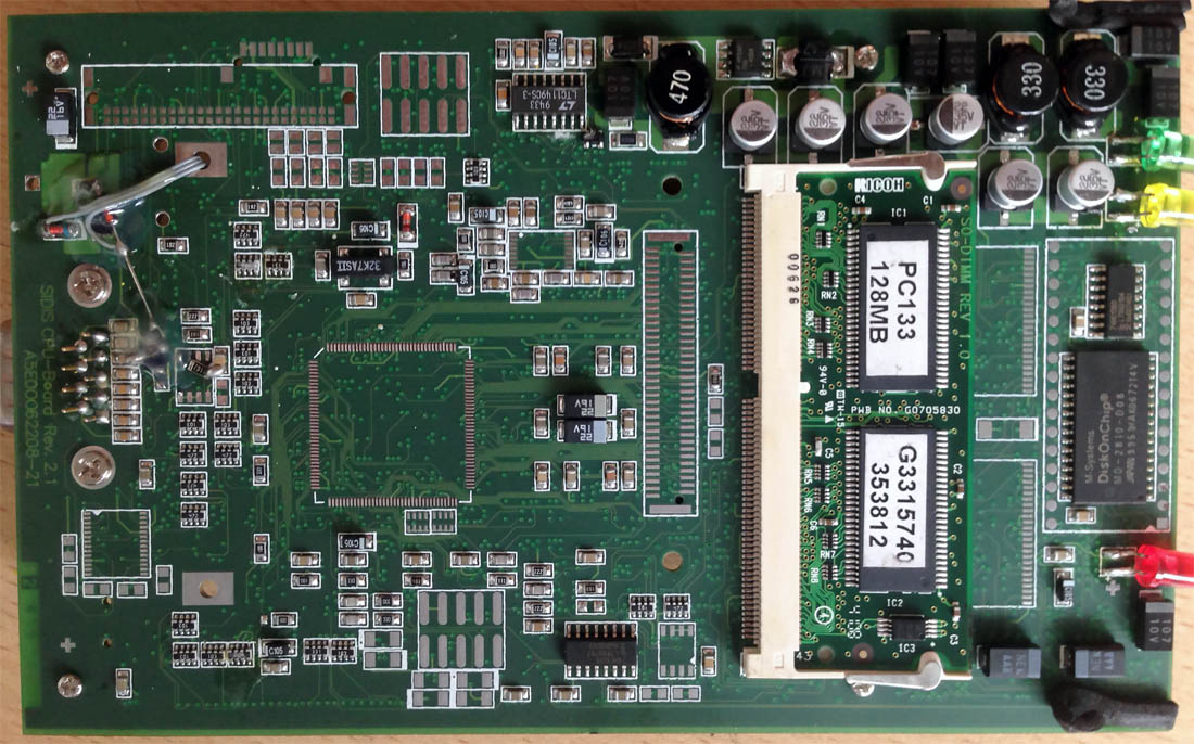 Передняя интерфейсная плата дешёвого клона EDIC