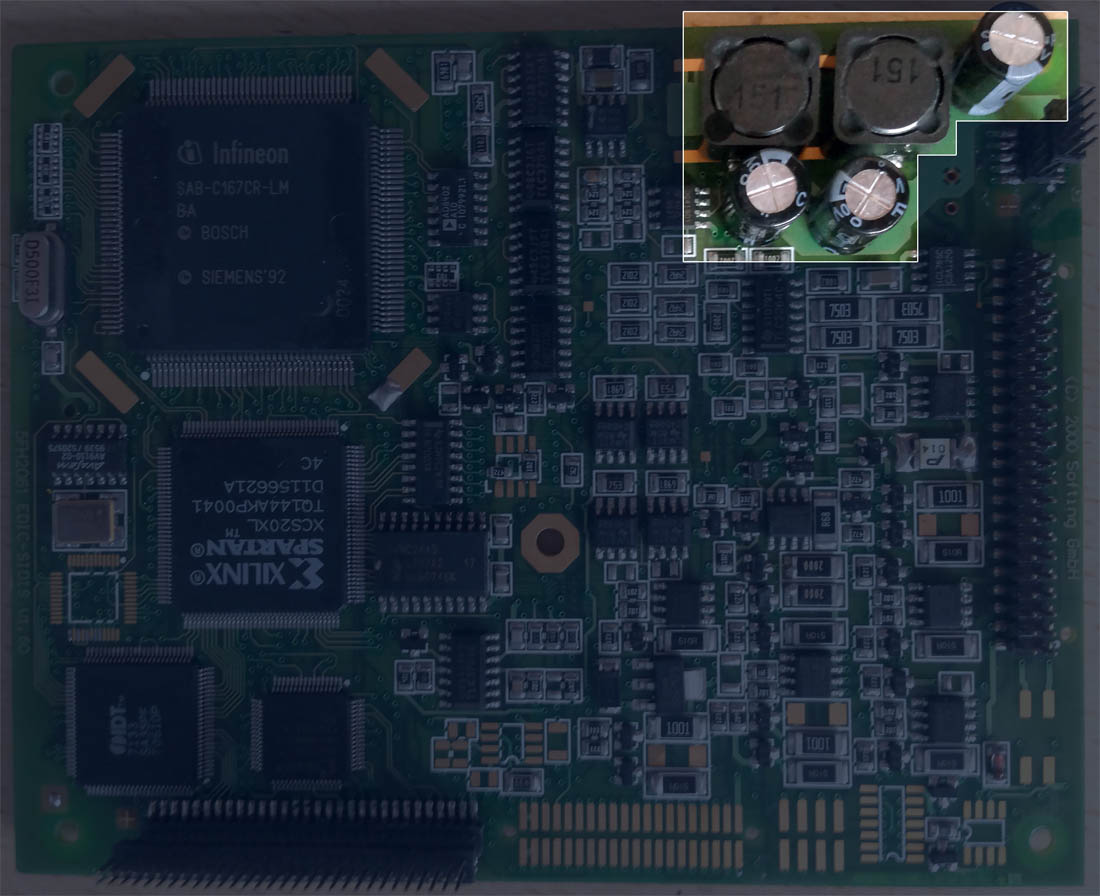 Вторичная плата БП в китайской головке